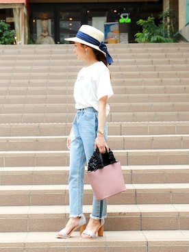 「hat」｜fashionletterさん（レディース・147cm）の夏コーディネート