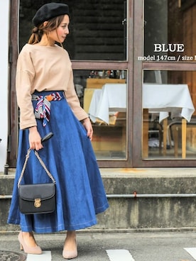 fashionletterさん（レディース・147cm）の冬コーディネート