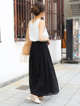 「ロング丈」｜fashionletterさん（レディース・147cm）の春コーディネート