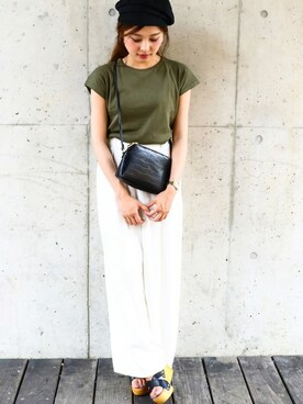 「サボ」｜fashionletterさん（レディース・147cm）の夏コーディネート
