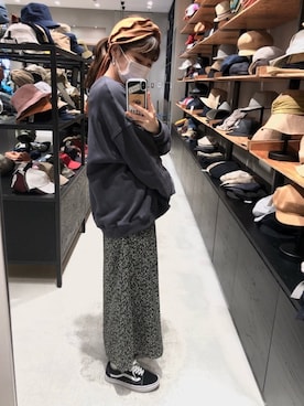 「アイテム（ヘアアクセサリー）」を使った、AIKAさん（レディース・154cm）の春コーディネート