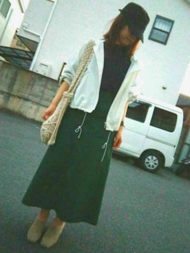 「ショッピング」｜「アイテム（その他シューズ）」を使った、eryさん（レディース・152cm）の春コーディネート