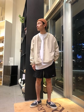 「BURLAP OUTFITTER」｜「アイテム（ブルゾン）」を使った、tkoikeさん（メンズ・165cm）の春コーディネート