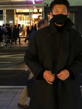 「STUDIO NICHOLSON（スタジオニコルソン）のアイテム（ジャケット/アウター）」を使った、kzm5116さん（メンズ・178cm）の冬コーディネート