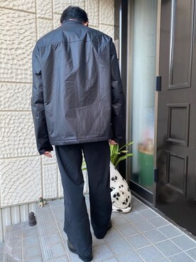 「LEMAIRE（ルメール）のアイテム（ジャケット/アウター）」を使った、kzm5116さん（メンズ・178cm）の冬コーディネート