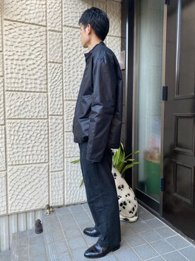 「LEMAIRE（ルメール）のアイテム（ジャケット/アウター）」を使った、kzm5116さん（メンズ・178cm）の冬コーディネート