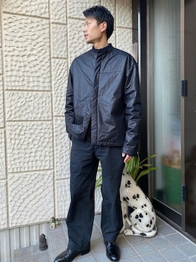 「LEMAIRE（ルメール）のアイテム（ジャケット/アウター）」を使った、kzm5116さん（メンズ・178cm）の冬コーディネート