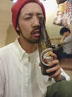 「麒麟」｜スギウラさん（メンズ・180cm）の冬コーディネート