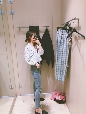 「STUART WEITZMAN（スチュアートワイツマン）のアイテム（ローファー）」を使った、Hanruさん（レディース・154cm）の夏コーディネート