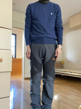 「アイテム（パンツ）」を使った、F.minoruさん（メンズ・168cm・60代）の秋コーディネート