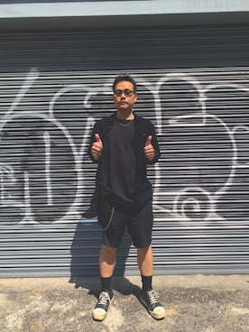 「Saturdays NYC（サタデーズ ニューヨークシティ ）のアイテム（その他パンツ）」を使った、Yusuke1985さん（メンズ・173cm）の春コーディネート