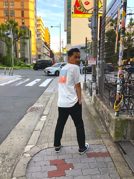 「Saturdays NYC（サタデーズ ニューヨークシティ ）のアイテム（その他パンツ）」を使った、Yusuke1985さん（メンズ・173cm）の春コーディネート