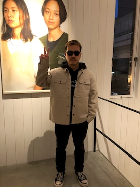 「Saturdays NYC（サタデーズ ニューヨークシティ ）のアイテム（その他アウター）」を使った、Yusuke1985さん（メンズ・173cm）の冬コーディネート