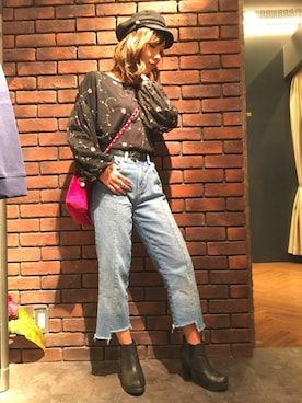 「チュール」｜SpRay 大和郡山さん（レディース・152cm）の冬コーディネート