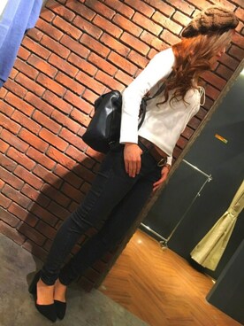 「SpRay（スプレイ）のアイテム（ハンチング/ベレー帽）」を使った、SpRay 大和郡山さん（レディース・159cm）の秋コーディネート
