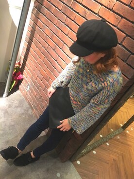 「SpRay（スプレイ）のアイテム（その他シューズ）」を使った、SpRay 大和郡山さん（レディース・152cm）の冬コーディネート