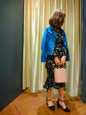 「SpRay（スプレイ）のアイテム（アクセサリー）」を使った、SpRay 大和郡山さん（レディース・162cm）の冬コーディネート