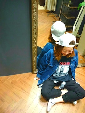 「SpRay（スプレイ）のアイテム（アクセサリー）」を使った、SpRay 大和郡山さん（レディース・152cm）の春コーディネート