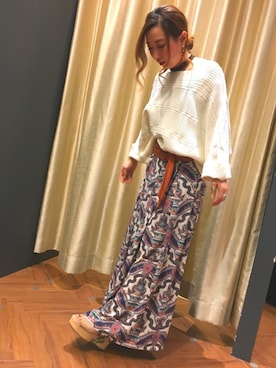「SpRay（スプレイ）のアイテム（アクセサリー）」を使った、SpRay 大和郡山さん（レディース・152cm）の春コーディネート