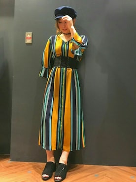 「SpRay（スプレイ）のアイテム（アクセサリー）」を使った、SpRay 大和郡山さん（レディース・152cm）の春コーディネート