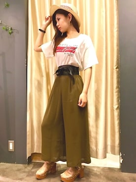 SpRay 大和郡山さん（レディース・154cm）の夏コーディネート