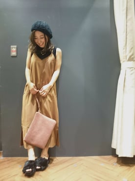 「SpRay（スプレイ）のアイテム（ワンピース/ドレス）」を使った、SpRay 大和郡山さん（レディース・154cm）の夏コーディネート