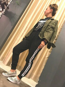 「SpRay（スプレイ）のアイテム（アクセサリー）」を使った、SpRay 大和郡山さん（レディース・152cm）の夏コーディネート