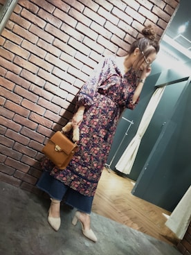 「SpRay（スプレイ）のアイテム（ワンピース/ドレス）」を使った、SpRay 大和郡山さん（レディース・158cm）の夏コーディネート