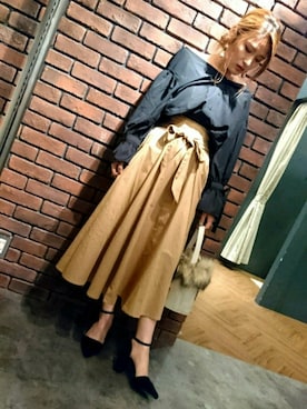 「SpRay（スプレイ）のアイテム（バッグ）」を使った、SpRay 大和郡山さん（レディース・158cm）の夏コーディネート