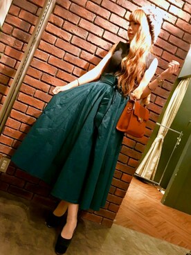 「SpRay（スプレイ）のアイテム（ハンチング/ベレー帽）」を使った、SpRay 大和郡山さん（レディース・153cm）の秋コーディネート