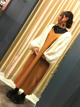 「SpRay（スプレイ）のアイテム（ワンピース/ドレス）」を使った、SpRay 大和郡山さん（レディース・152cm）の秋コーディネート
