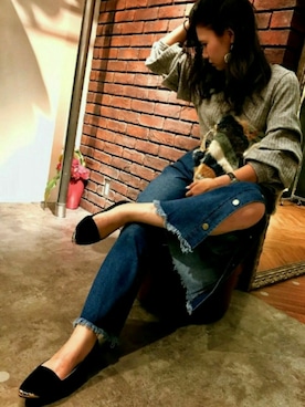 「袖コンシャス」｜SpRay 大和郡山さん（レディース・155cm）の秋コーディネート