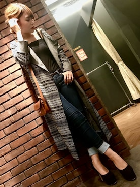 「SpRay（スプレイ）のアイテム（バッグ）」を使った、SpRay 大和郡山さん（レディース・153cm）の秋コーディネート