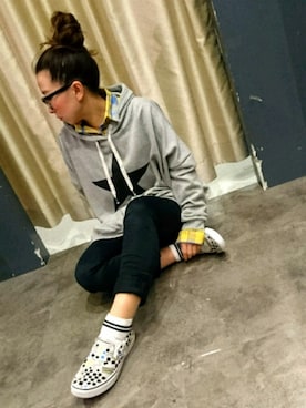 「SpRay（スプレイ）のアイテム（トップス）」を使った、SpRay 大和郡山さん（レディース・152cm）の冬コーディネート