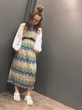 「SpRay（スプレイ）のアイテム（ブルゾン）」を使った、SpRay 大和郡山さん（レディース・152cm）の春コーディネート