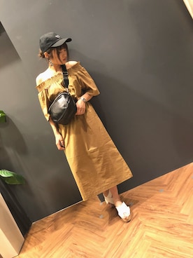 「SpRay（スプレイ）のアイテム（ワンピース/ドレス）」を使った、SpRay 大和郡山さん（レディース・158cm）の夏コーディネート