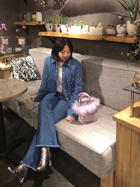 「all denim」｜sicaさん（レディース・160cm）の秋コーディネート