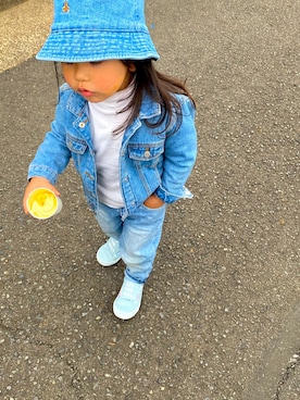 「babyGAP（babyGAP）のアイテム（帽子）」を使った、Anna .mさん（キッズ・90cm）の春コーディネート