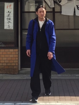 「marka（マーカ）のアイテム（スウェット）」を使った、Ryosukeさん（メンズ・172cm）の春コーディネート