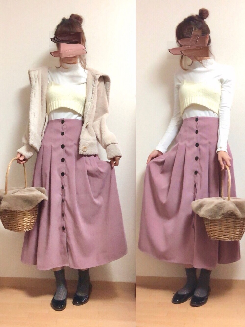 ホワイト系のニット/セーター、ホワイト系のTシャツ/カットソー、ベージュ系のジャケット/アウターを着用したレディースの秋コーディネートの1枚目の写真