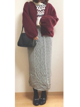 cocona*さん（レディース・167cm）の冬コーディネート