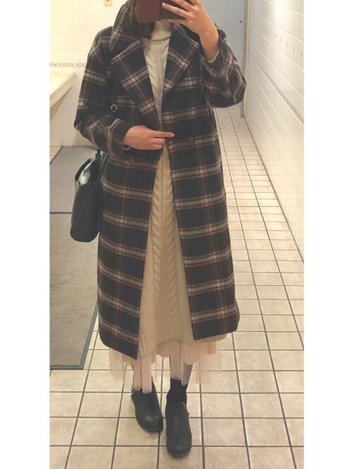 Cocona Earth Music Ecologyのダウンジャケット コートを使ったコーディネート Wear