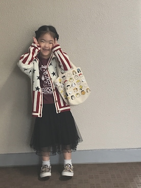 yumeさん（キッズ・100cm）の秋コーディネート