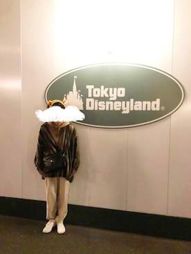 「ディズニー」｜「アイテム（セットアップ）」を使った、🔰社会人さん（メンズ・171cm）の夏コーディネート