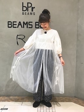「RBS（アールビーエス）のアイテム」を使った、hazuki yoshizawaさん（レディース・166cm）の春コーディネート