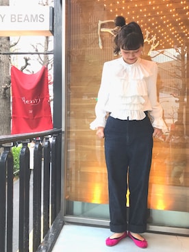 「Sister Jane（シスタージェーン）のアイテム」を使った、hazuki yoshizawaさん（レディース・166cm）の春コーディネート