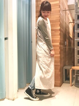 hazuki yoshizawaさん（レディース・166cm）の春コーディネート