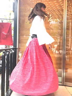 「B:MING by BEAMS（ビーミングバイビームス）のアイテム」を使った、hazuki yoshizawaさん（レディース・166cm）の春コーディネート