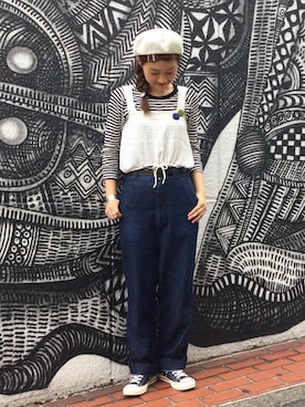 hazuki yoshizawaさん（レディース・166cm）の春コーディネート