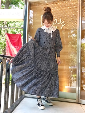 「RBS（アールビーエス）のアイテム」を使った、hazuki yoshizawaさん（レディース・166cm）の夏コーディネート